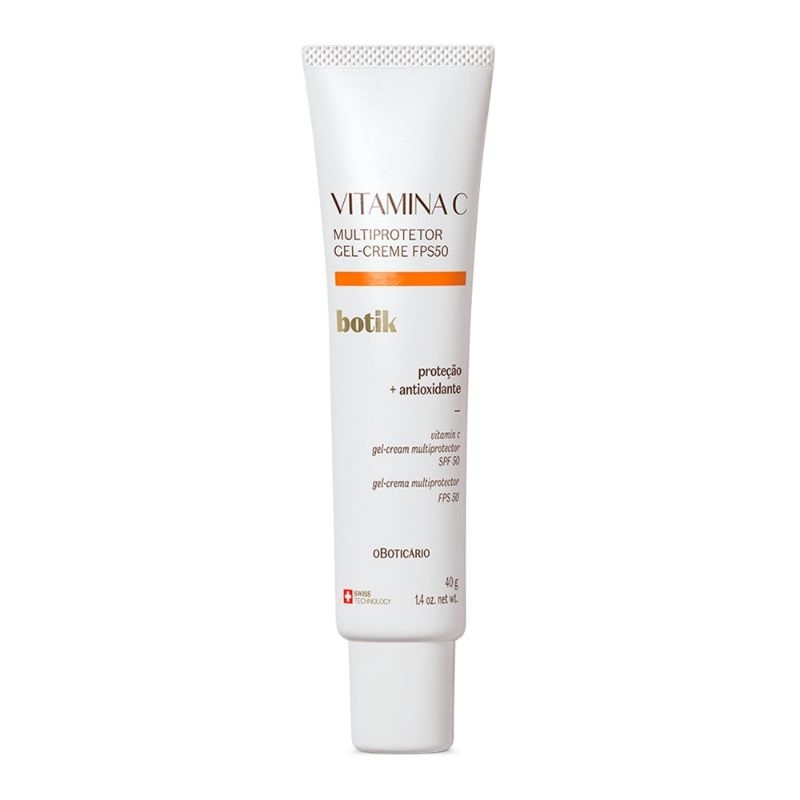 Gel Creme Multiprotetor FPS50 Botik Vitamina C 40g O Boticário em Oferta na Shopee