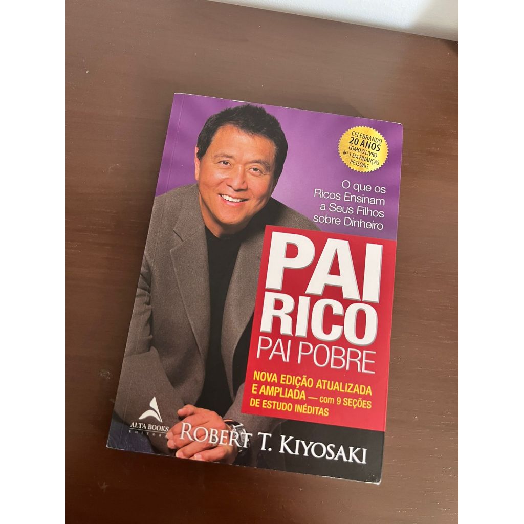 Livro pai rico pai pobre | Shopee Brasil