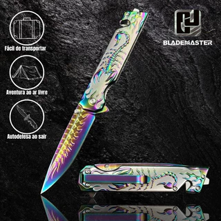 Canivete Semi-automático Escorpião, 22,5 cm Saque rápido, Furta Cor