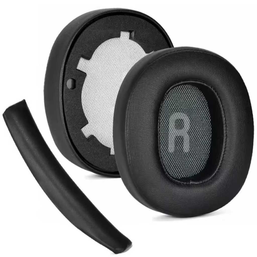 Par de Almofadas de Substituiçâo para Fone JBL TUNE 700BT, 710BT, 760BT, 750BTNC - Conforto e Isolamento
