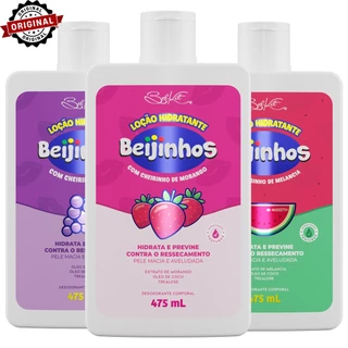 Hidratante Corporal Beijinhos 475ml BELKIT | Loção Hidratante para pele seca e ressacada em Oferta na Shopee
