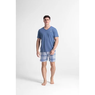 Pijama Adulto Masculino Camiseta E Shorts 100% Algodão em Oferta na Shopee