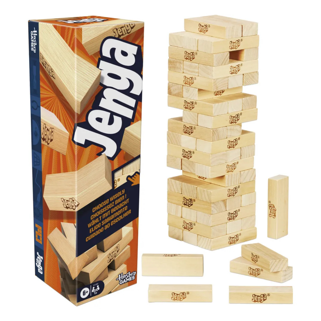 Hasbro Games Jogo de tabuleiro Jenga - Hasbro G1499 | Shopee Brasil