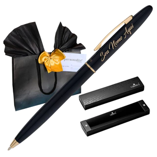 Caneta Personalizada Crown Duty Esferográfica Com Nome Logo Presente Formatura Luxo