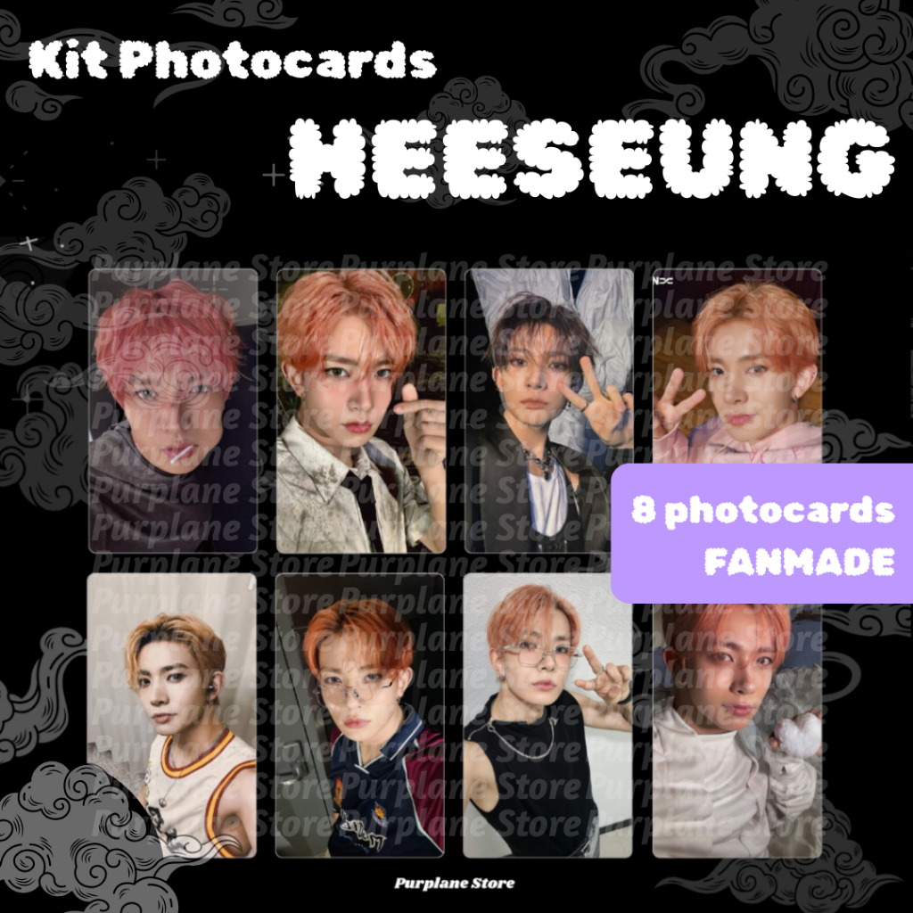 Heeseung Selca Photocards Kpop Fanmade Enhypen | Shopee Brasil