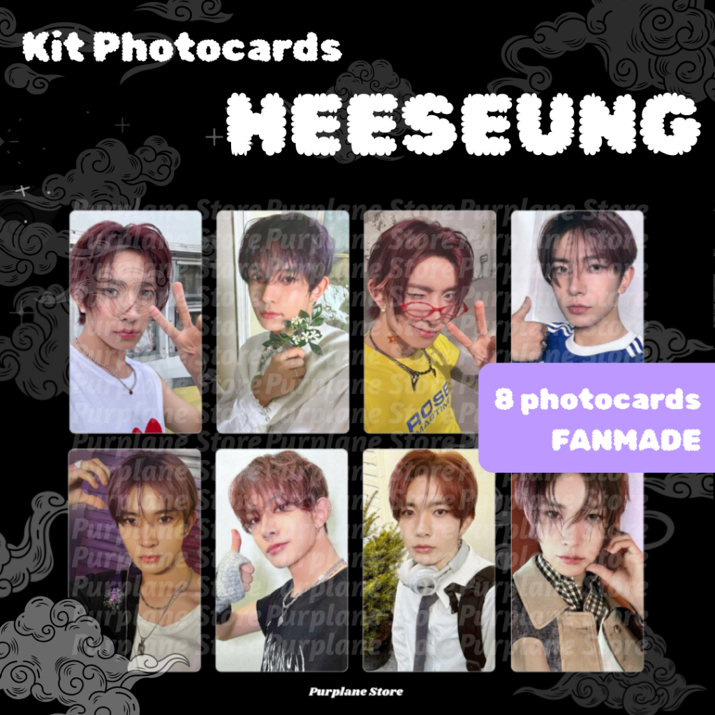 Heeseung Selca Photocards Kpop Fanmade Enhypen | Shopee Brasil