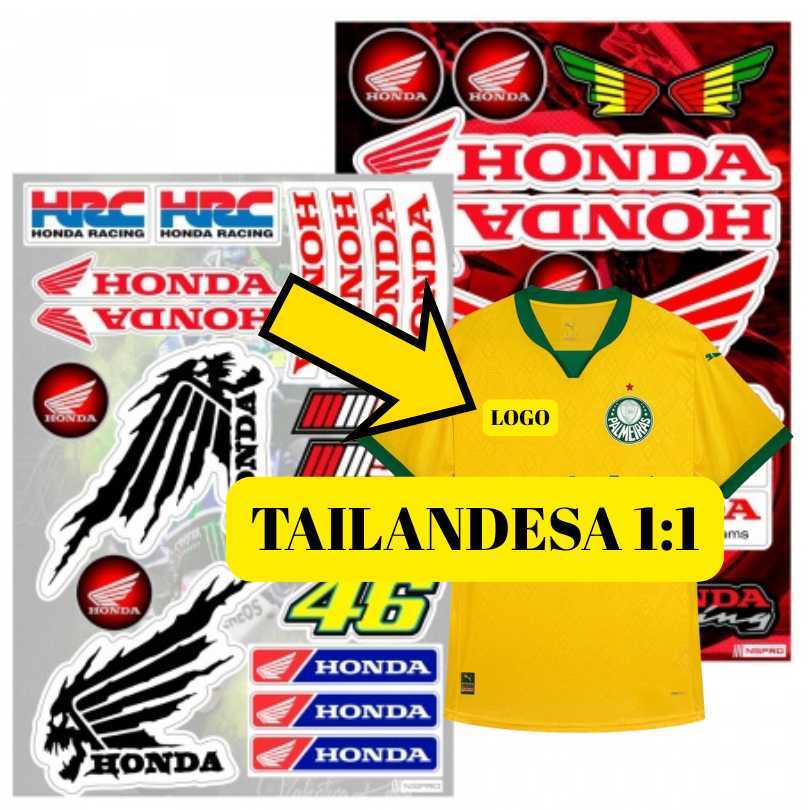 Camisa Adesivos para Carros Amarela 2025 Bordado 1:1
