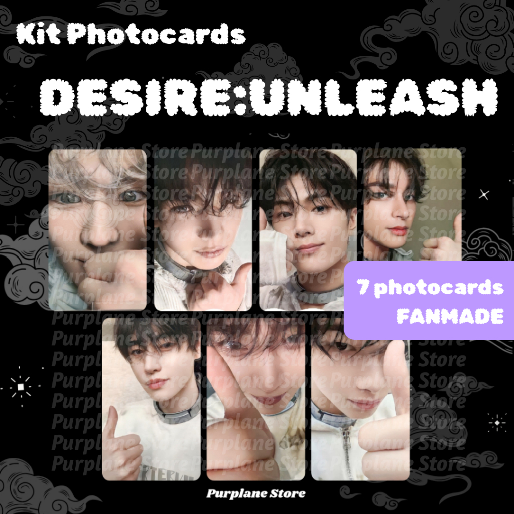 Photocards Enhypen DESIRE : UNLEASH Selca Kpop Fanmade - LEIA A