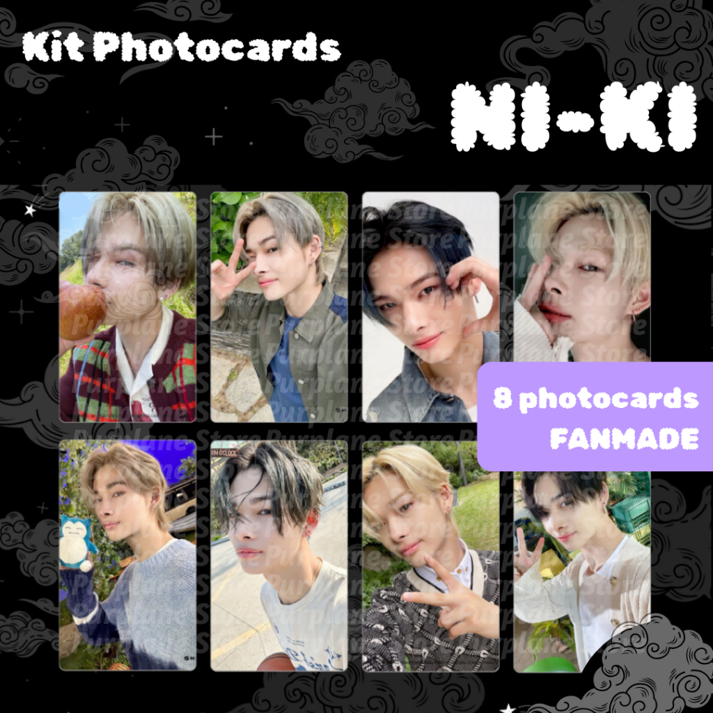 Ni-Ki Selca Photocards Kpop Fanmade Enhypen | Shopee Brasil
