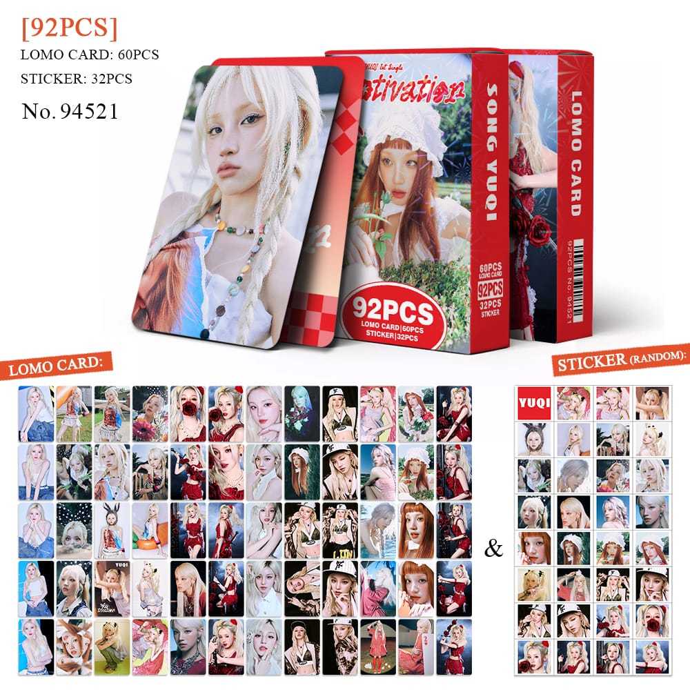 K-POP 60pcs/box com 32pcs adesivo de (G)I-DLE Photocard Pronto
