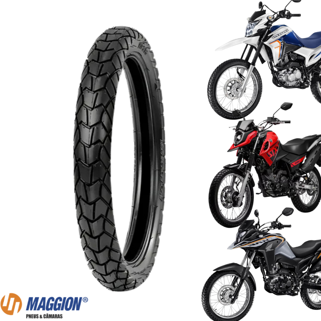 Pneu Novo Original 90/90-19 Crosser 150 Bros 160 Xre 190 Maggion ...