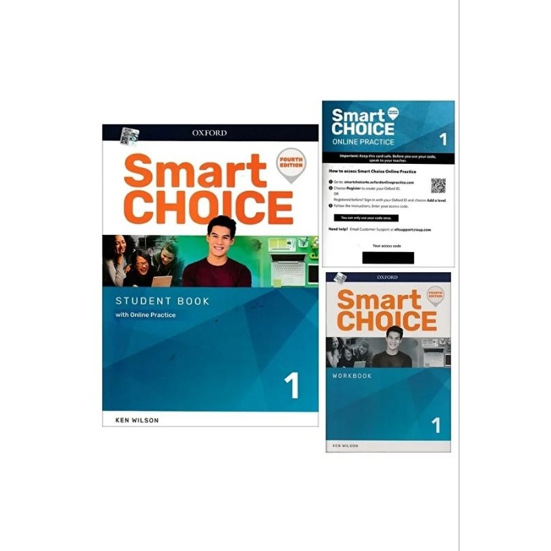Smart Choice 1 4th edition Student's Book + Workbook | Shopee Brasil