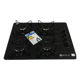 Cooktop Braslar Pop Gás 4 Bocas Mesa Vidro - Cor Preto em Oferta na Shopee