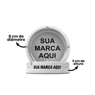 10 Cinzeiros Personalizado Marca