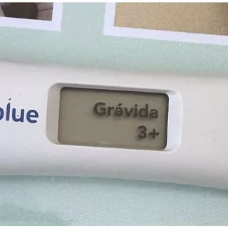Adesivo para teste gravidez ClearBlue eternize o tão desejado positivo - eternização - complete seu quadro - filhos