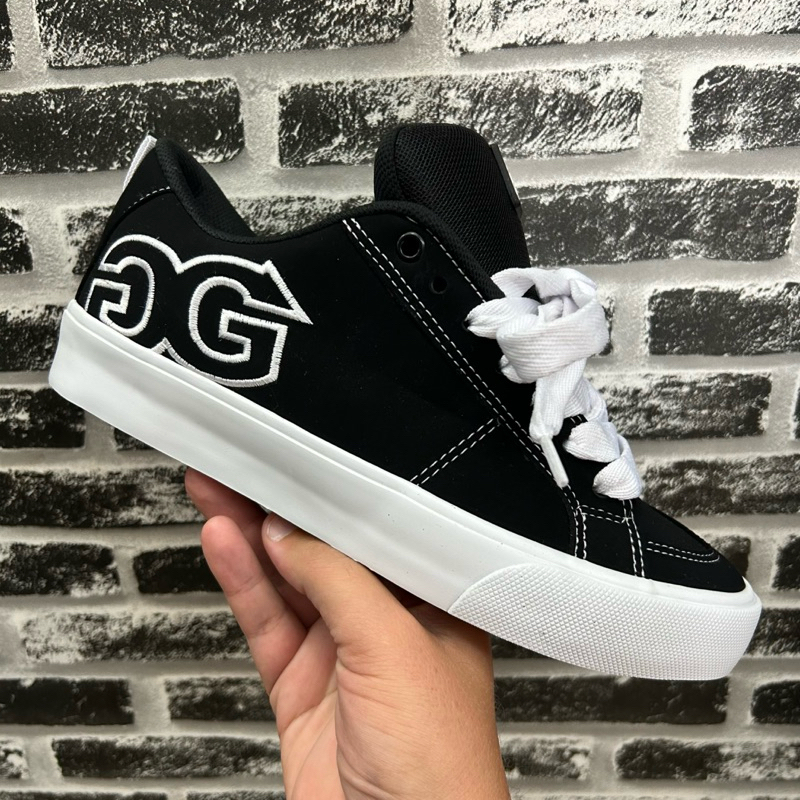 Tênis De Skate Double G Record Preto/branco Sapão Original