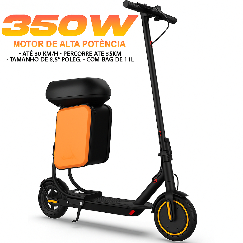 Patinete Elétrico Dobrável Para Adultos 350W Scooter Elétrica c ...