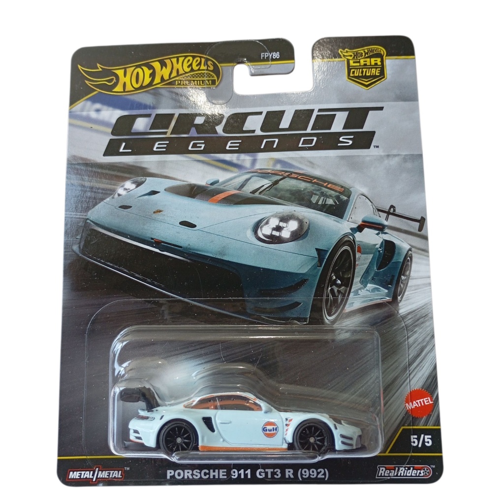 Gt3 911 Porsche Wheels Hot ホットウィール ガルフ 992 R GT3 911 ポルシェ 6台set R Legends Circuit Gulf (992) ミニカー