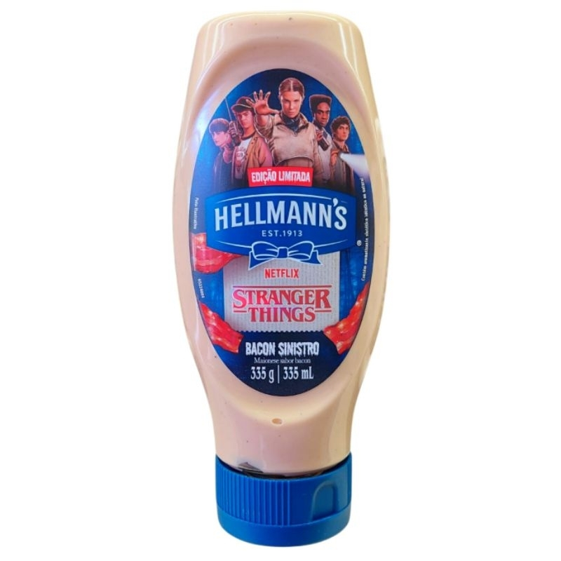 Maionese Stranger Things Hellmann's Bacon Sinistro ou Queijo Sinistro ...