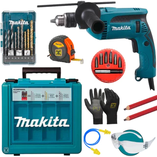 Furadeira De Impacto Parafusadeira 760w Hp1640kx1 Makita Kit em Oferta na Shopee