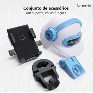 Suporte de Celular Para Moto Proteção de Telefone Capacete Motocicleta Bicicleta Navegação Elétrica