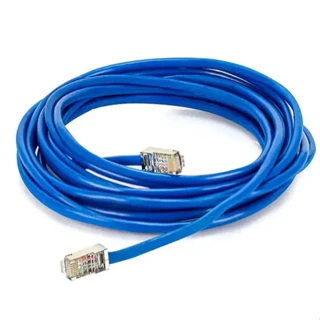 Cabo De Rede Ethernet Modem Internet Sinal Conexão Azul CFTV RJ45 Vários Tamanhos A Escolha TOP em Oferta na Shopee