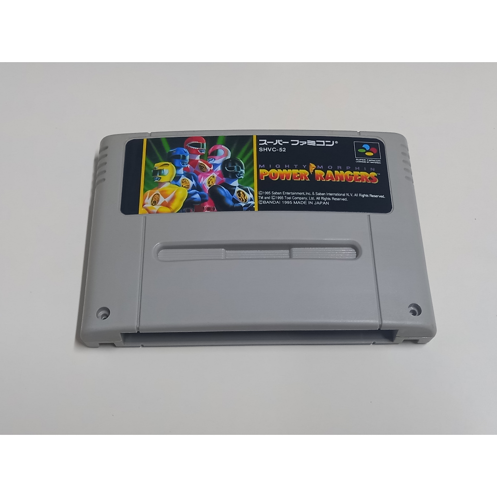 Mighty Morphin Power Rangers para Super Nintendo - SNES | Shopee Brasil