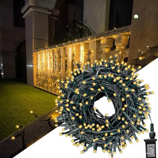Cordão Pisca Strobo 500/1000 LED 50m e 80m para Área Externa