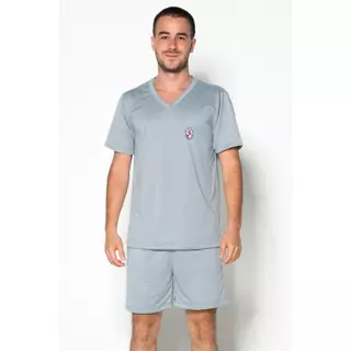 Pijama Masculino Adulto de Verão Confortável para dormir Cirurgico Manga Curta E Short em Oferta na Shopee