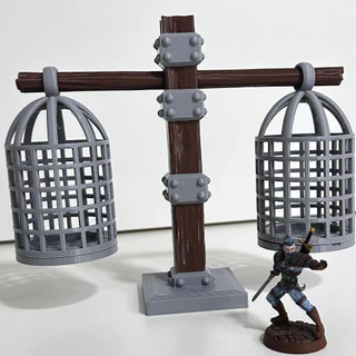 Jaula Gaiola para RPG Cenário Maquete Diorama