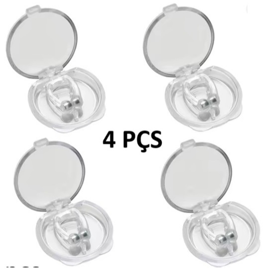 Kit Dispositivos Anti Ronco Clips Dilatador Nasais Magnéticos Melhora ...