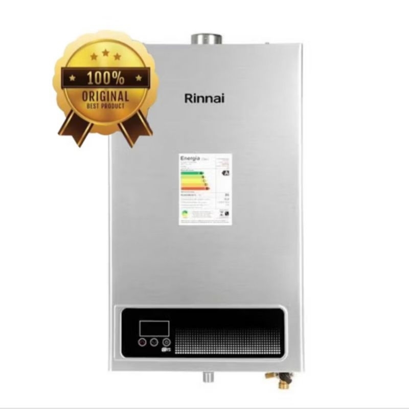 Aquecedor a gás Rinnai 15 litros E15 Prata.GLP | Shopee Brasil