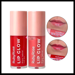 LIP GLOW OLEO LABIAL RUBY ROSE LANÇAMENTO em Oferta na Shopee