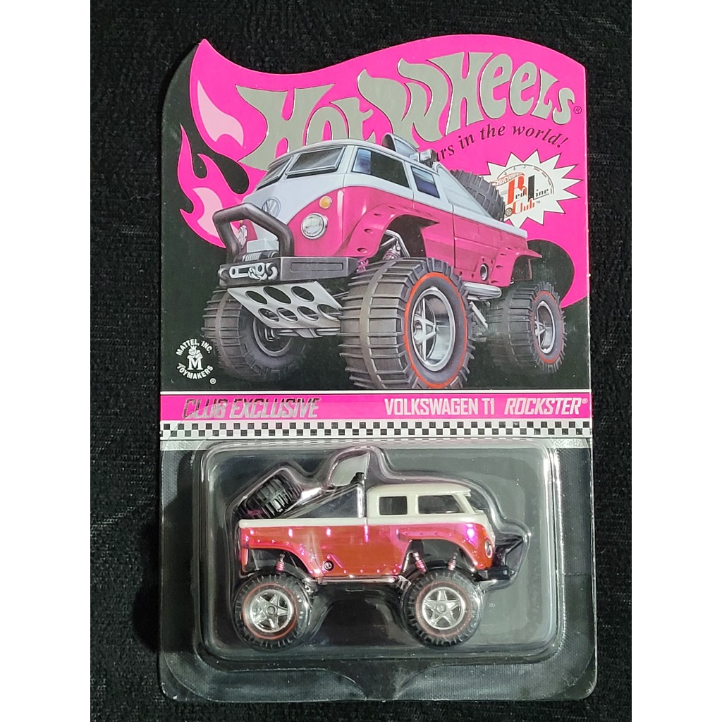 Hot Wheels VW Volkswagen T1 Rockster - RLC Red Line Club Exclusive