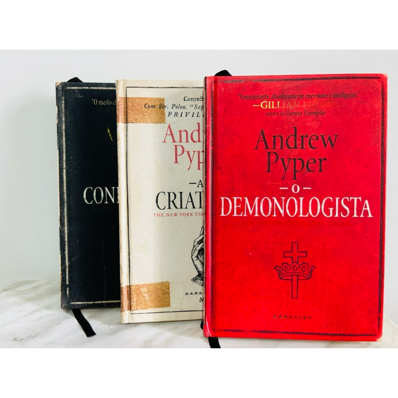 Kit trilogia Andrew Pyper demonologista condenados criatura darkside ...