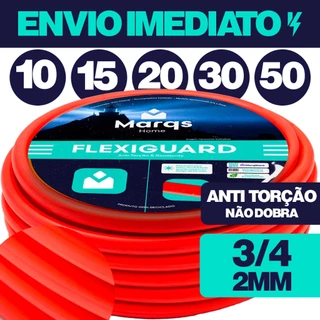 Mangueira Jardim 10m, 15m, 20m, 25m, 30m, 35m, 50m Metros 3/4 X 2mm Flexível Resistente
