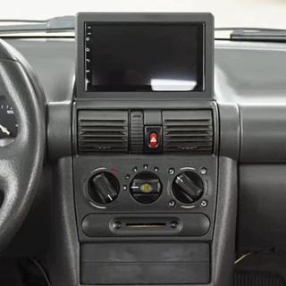 Moldura 2 Din Gm Corsa Classic Hatch Sedan G1- 1993 e 2016 Preto