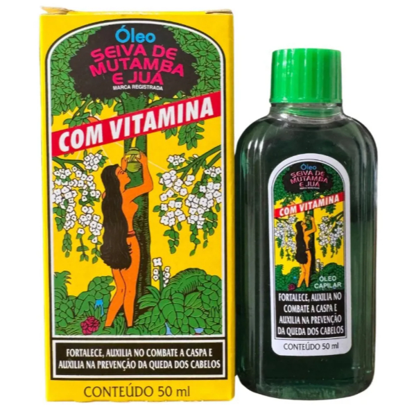 Óleo Para Cabelos Seiva de Mutamba e Juá Vitaminado 50ml | Shopee Brasil