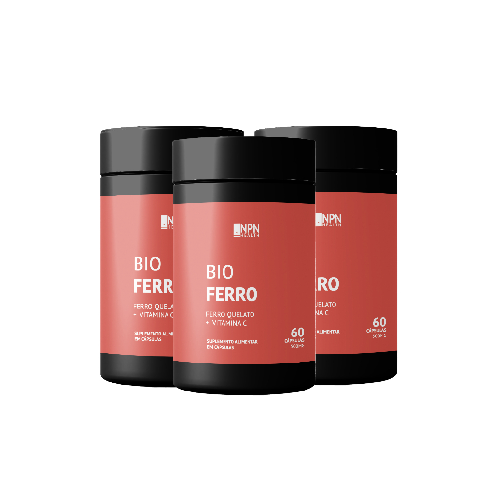 Bio Ferro Cápsulas Original Envio Mais Rápido NPN Health | Shopee Brasil