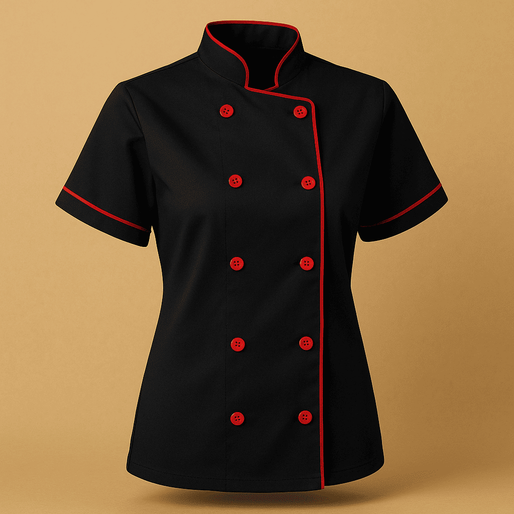 Dolma Chef Feminina Masculino Manga Curta Poliéster - dólmã 