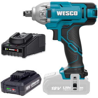 Chave De Impacto 18v 250nm Ws2804.9 Wesco Com Bateria 2ah em Oferta na Shopee