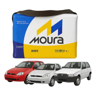 Bateria Moura M48FD 48Ah Original Celta Classic Uno Ka Fiesta em Oferta na Shopee