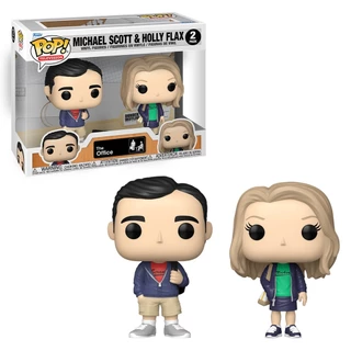 FUNKO POP THE OFFICE S9 MICHAEL SCOTT & HOLLY FLAX 2PACK 75679 NOVO ORIGINAL em Oferta na Shopee
