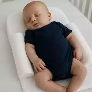 Travesseiro bebê anti refluxo com rolinhos rampa