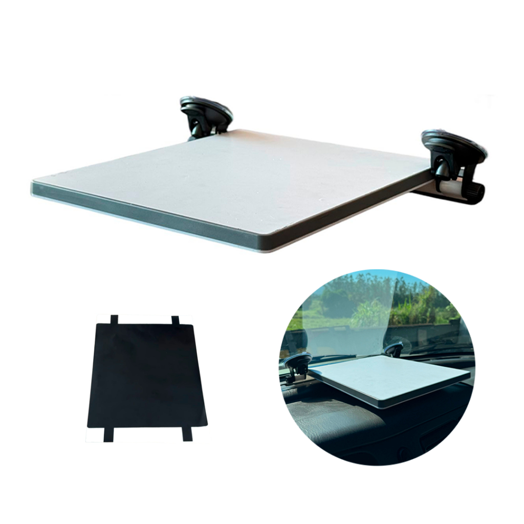 Suporte De Painel Com Ventosa E Adesivo Ploter Anti Reflexo Parabrisa Starlink Mini