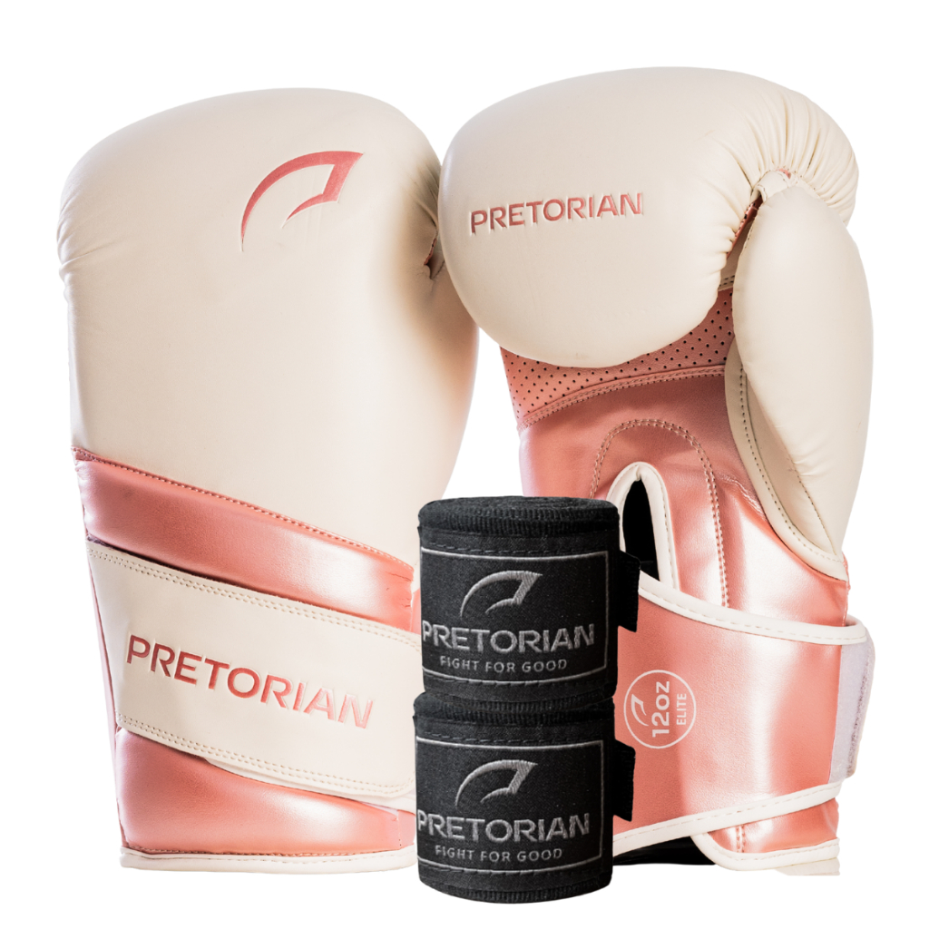Kit Luva de Boxe Muay Thai | Feminina | Pretorian Elite | Bandagem ...