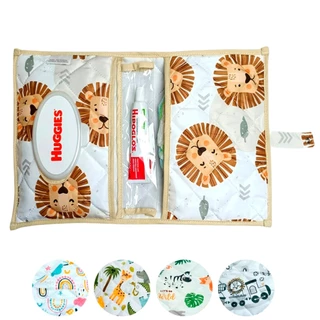 Porta Fraldas Lenço Umidecido Pomada Portátil Para Bebê Menina Menino em Oferta na Shopee