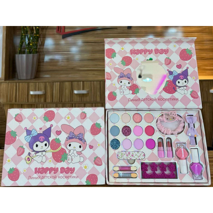 Hello Kitty, paleta de maquiagem Coulommi, maquiagem infantil