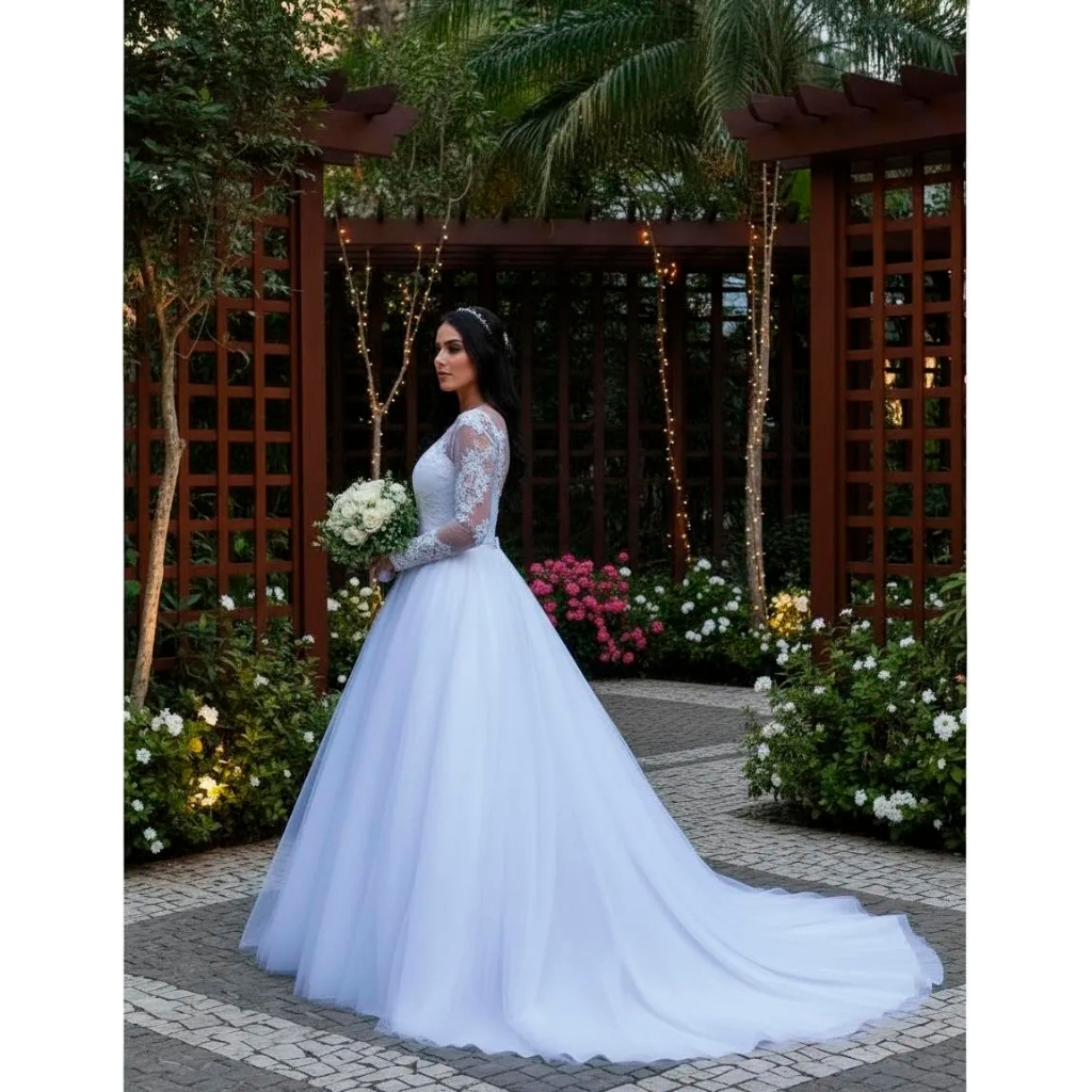 Desapego Vestido De Noiva Usado em Promoção na Shopee Brasil 2025