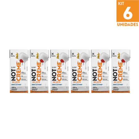Kit Creme de Leite Vegetal NotCo NotCreme 200g